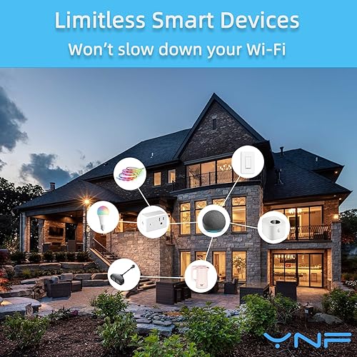 Miniatura 6 de YNF Mini enchufe inteligente, compatible con Alexa, configuración simple con un comando de voz, control remoto, control de grupo, temporizador y
