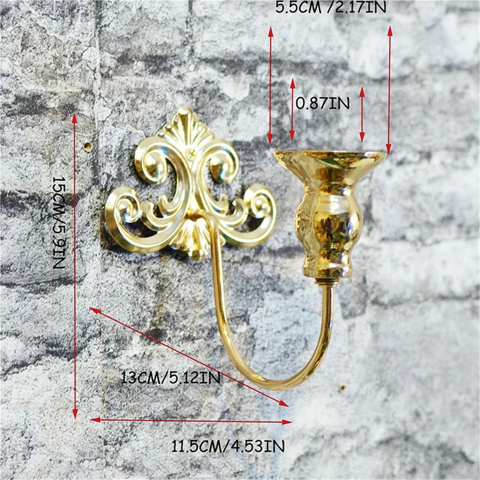 Wandkerzenständer 2 stücke Wand Hängen Kerzenhalter Wand Lampe Duft Kerze Dekoration Kerzenhalter Home Bar Outdoor Kerze Laterne Für Badezimmer(Black)