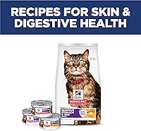 Vista 10 de Comida seca para gatos con piel y estómago sensible, de Hill's Science Diet