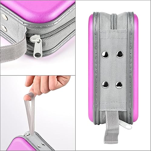 Miniatura 66 de UENTIP Funda para DVD, capacidad de 48 unidades, portátil, con cremallera, almacenamiento grande, cartera de CD, organizador de CD, viaje en casa