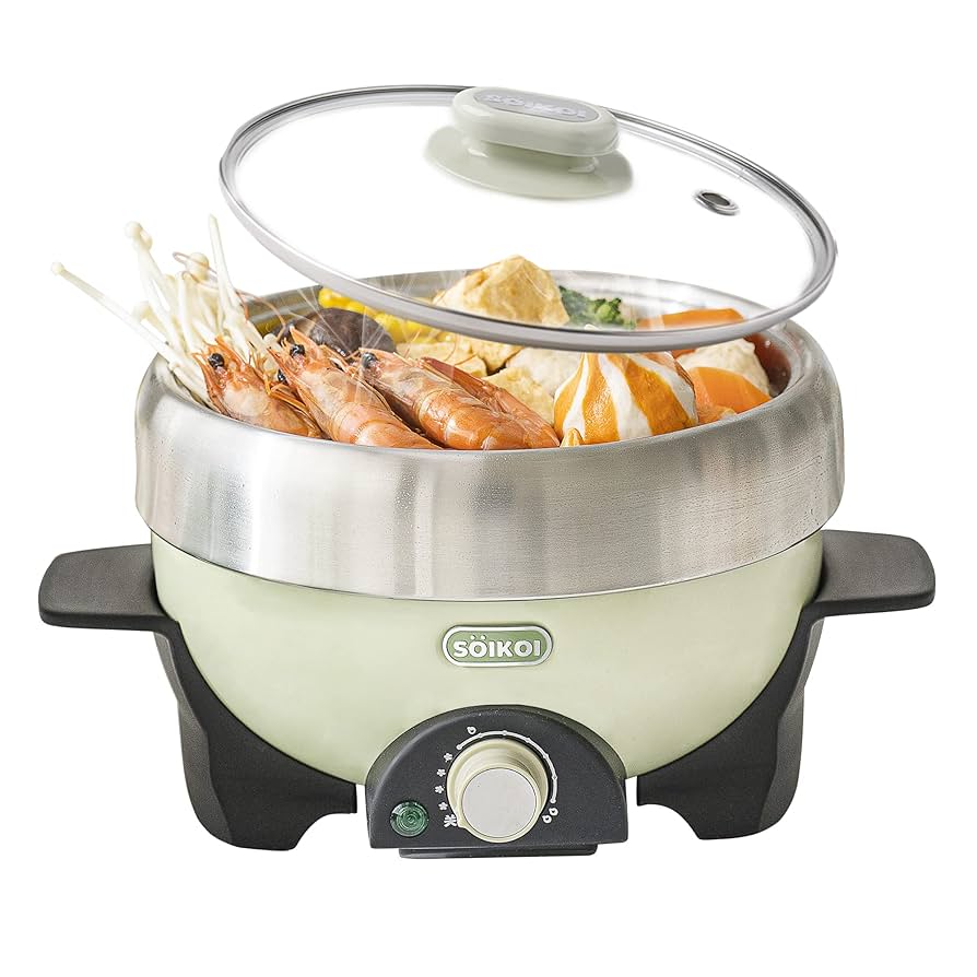 ❤1台超多役❣煮・焼・蒸がこの1台で簡単手軽に卓上で楽しめ