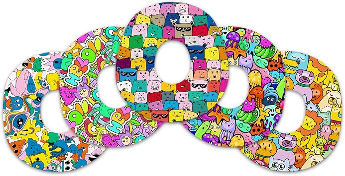 20Pack Waterproof G7 Overpatches, Stelo & G7 Over Patches Pre-Cut Hole Stelo Patch CGM Tape Hypoallergenic & Latex-Free Long Stay for 15 Days