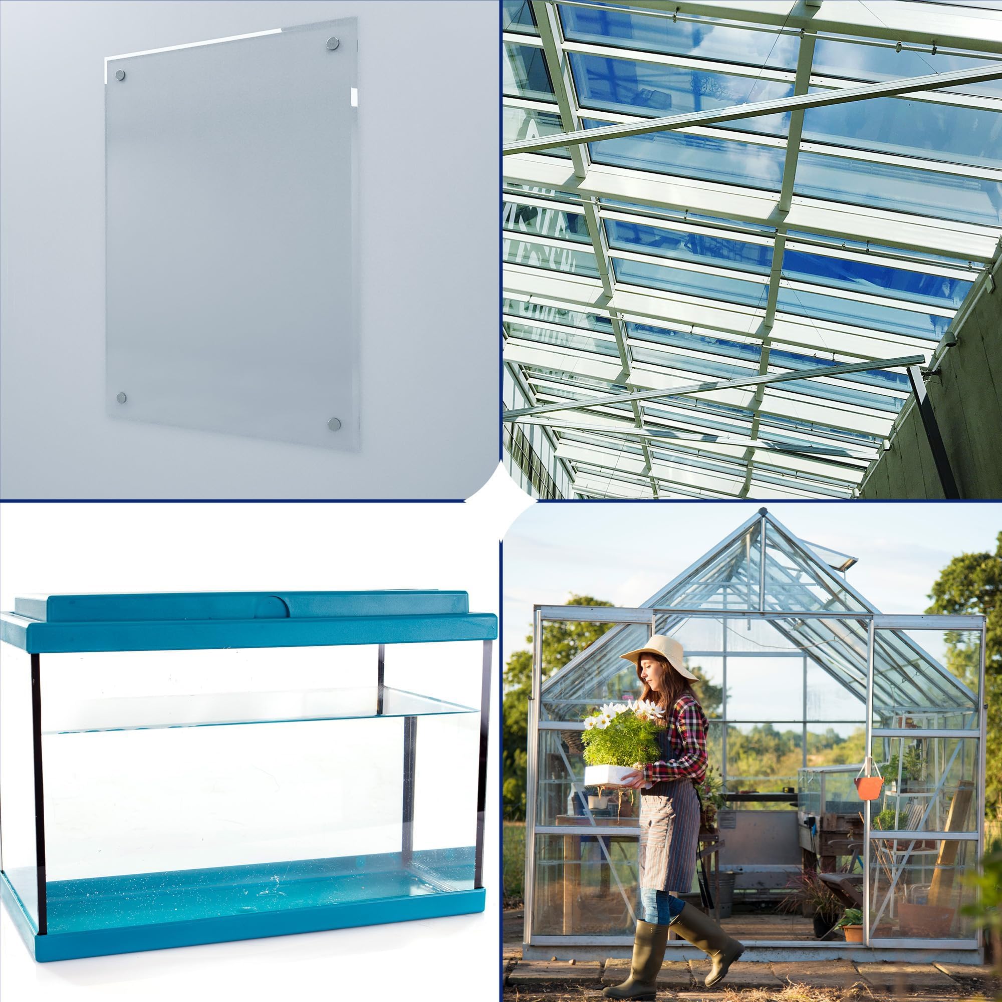 Láminas de Policarbonato para Invernaderos, Ventana Cobertizo Plexiglás Lámina Techos Cobertizos para Patios, Paneles Reemplazo Techos(0.8x5m/2.62x16.4ft)