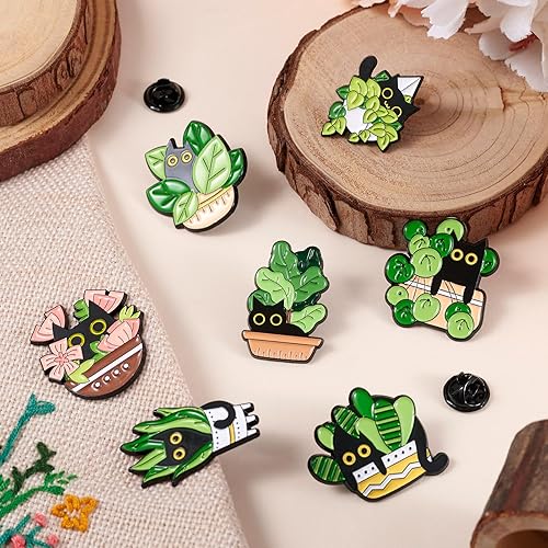 Miniatura 34 de Pandahall - Broches esmaltados de aleación con varios temas, broche de solapa, juego de pines esmaltados