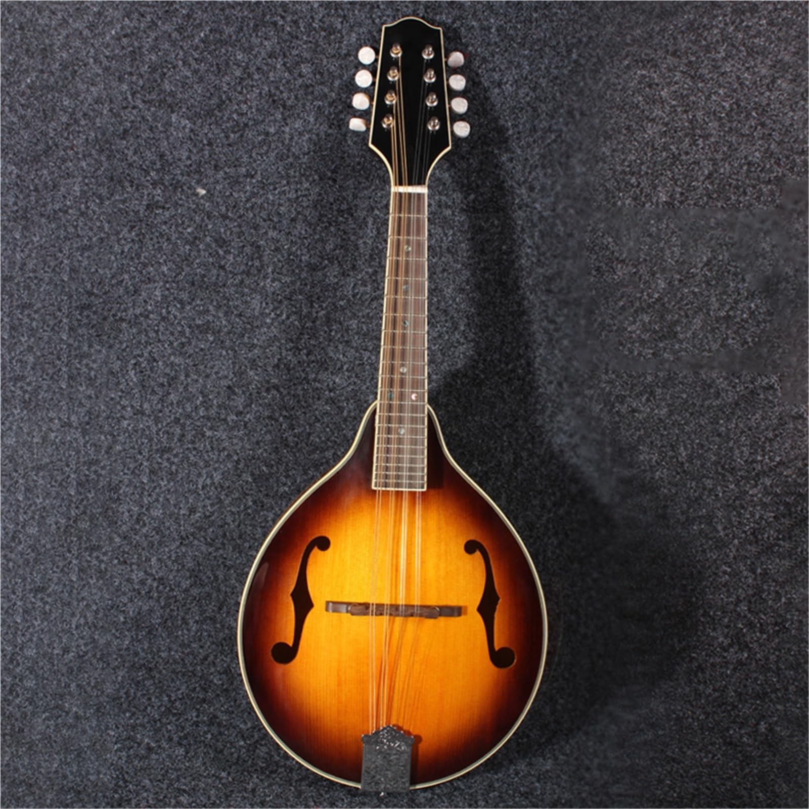 Mandoline Instrument De Musique Mandoline En Placage D'épicéa De Qualité Professionnelle Faite À La Main Touche En Palissandre Incrustée De Coquilles