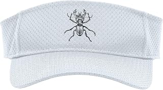 Stag Beetle - Lucanus Cervus - Beetle Design - Insects Sport Sun Visor