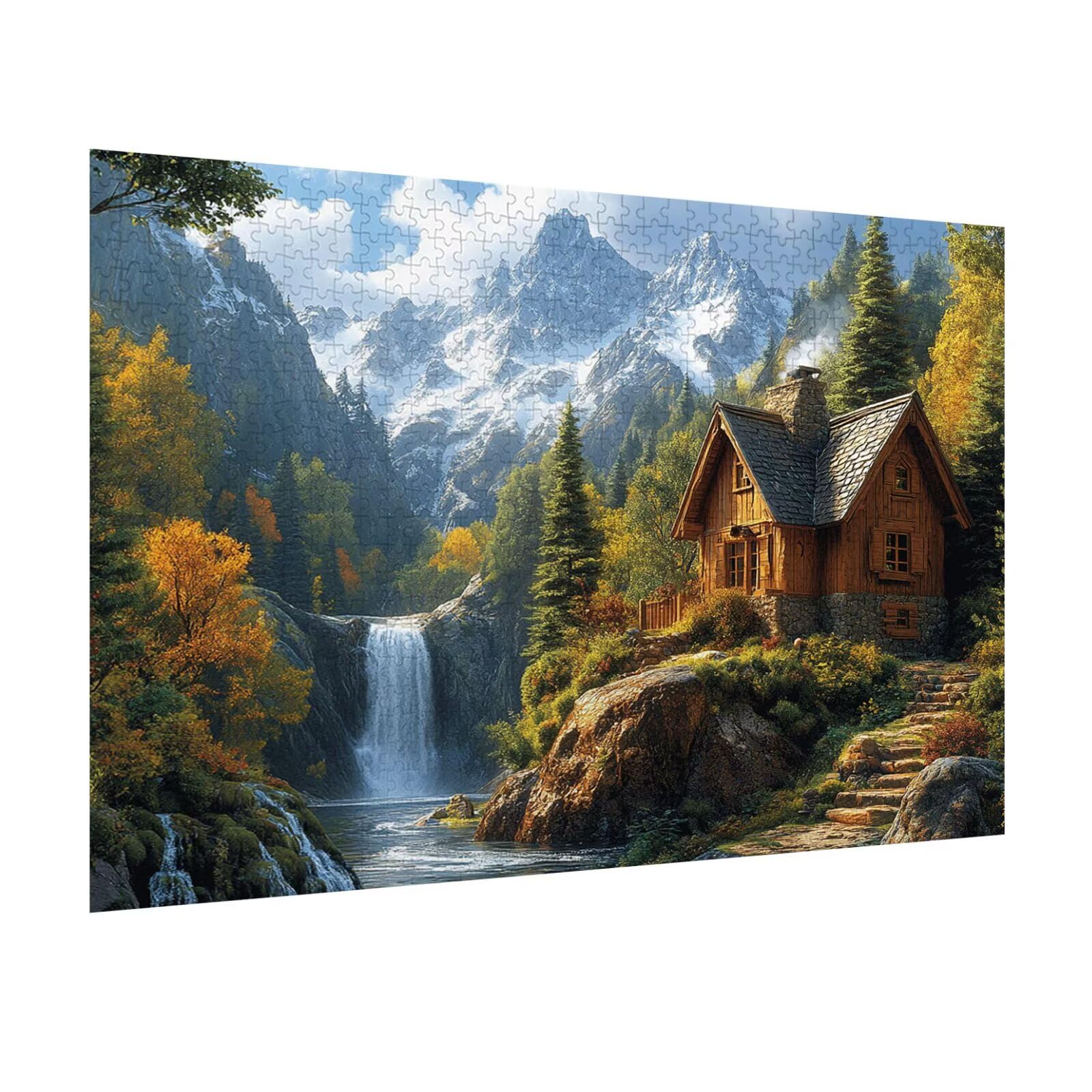 Puzzle 2000 Piezas, Rompecabezas Adultos, Montañas Nevadas, n-861