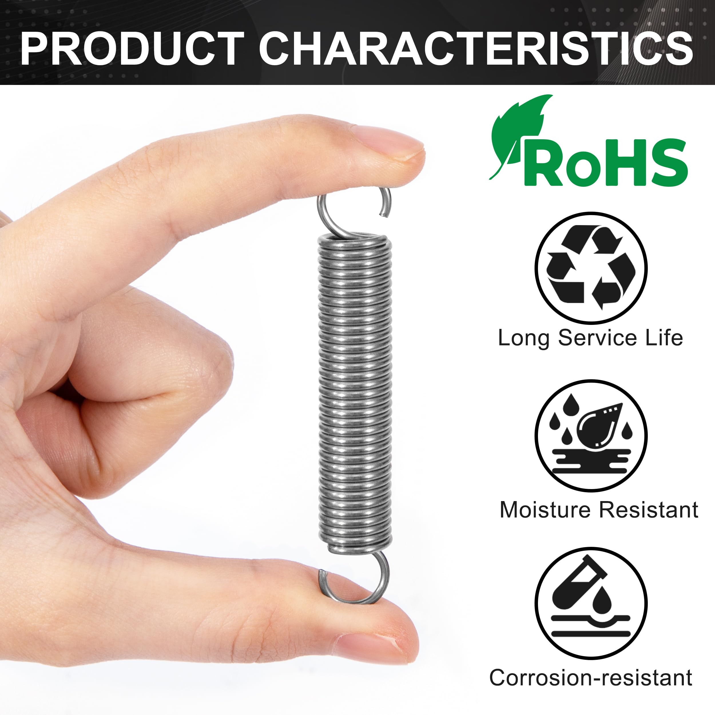 Ressort De Traction Solide Ressorts De Traction GUNGY 70mm - Acier