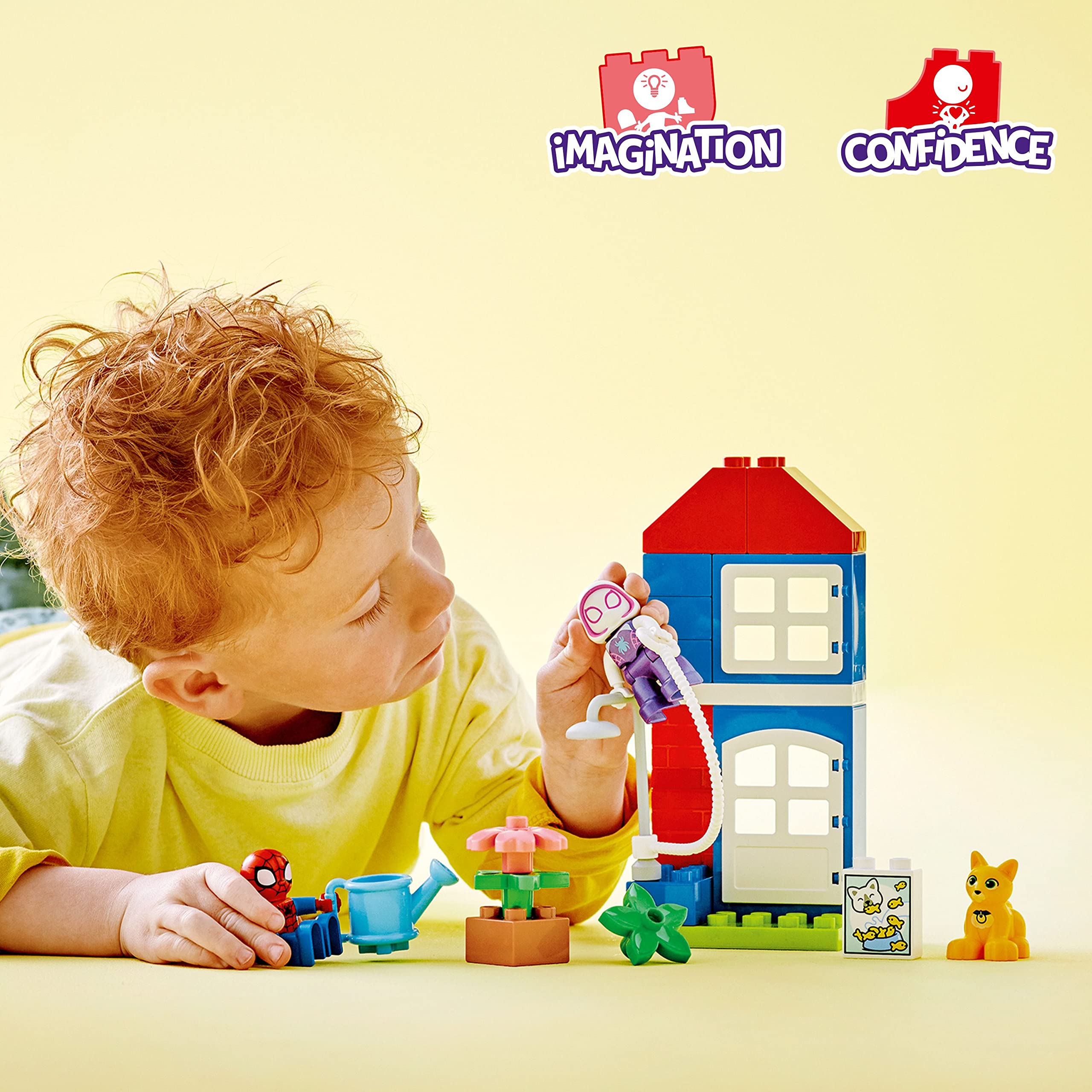 DUPLO Marvel Spider-Mans House 10995, juguete de Spiderman para niños pequeños, niños y niñas, juego de superhéroes de Spidey y sus increíbles amigos 5
