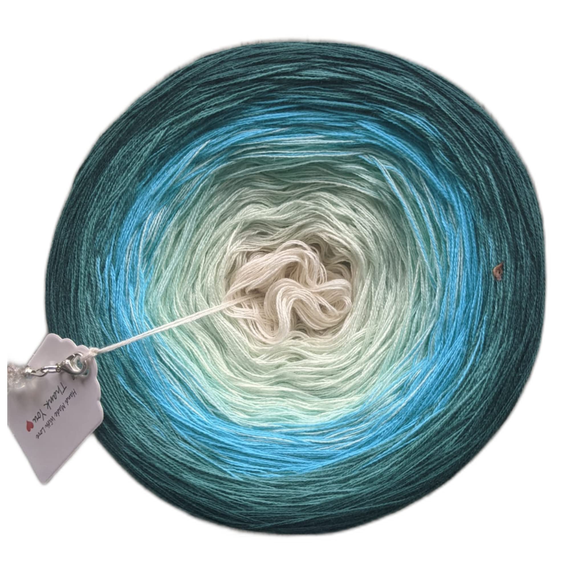 Ombre Yarn - 1000 Meters - 3ply - Mandala Gradient Cake (Blue Beach)