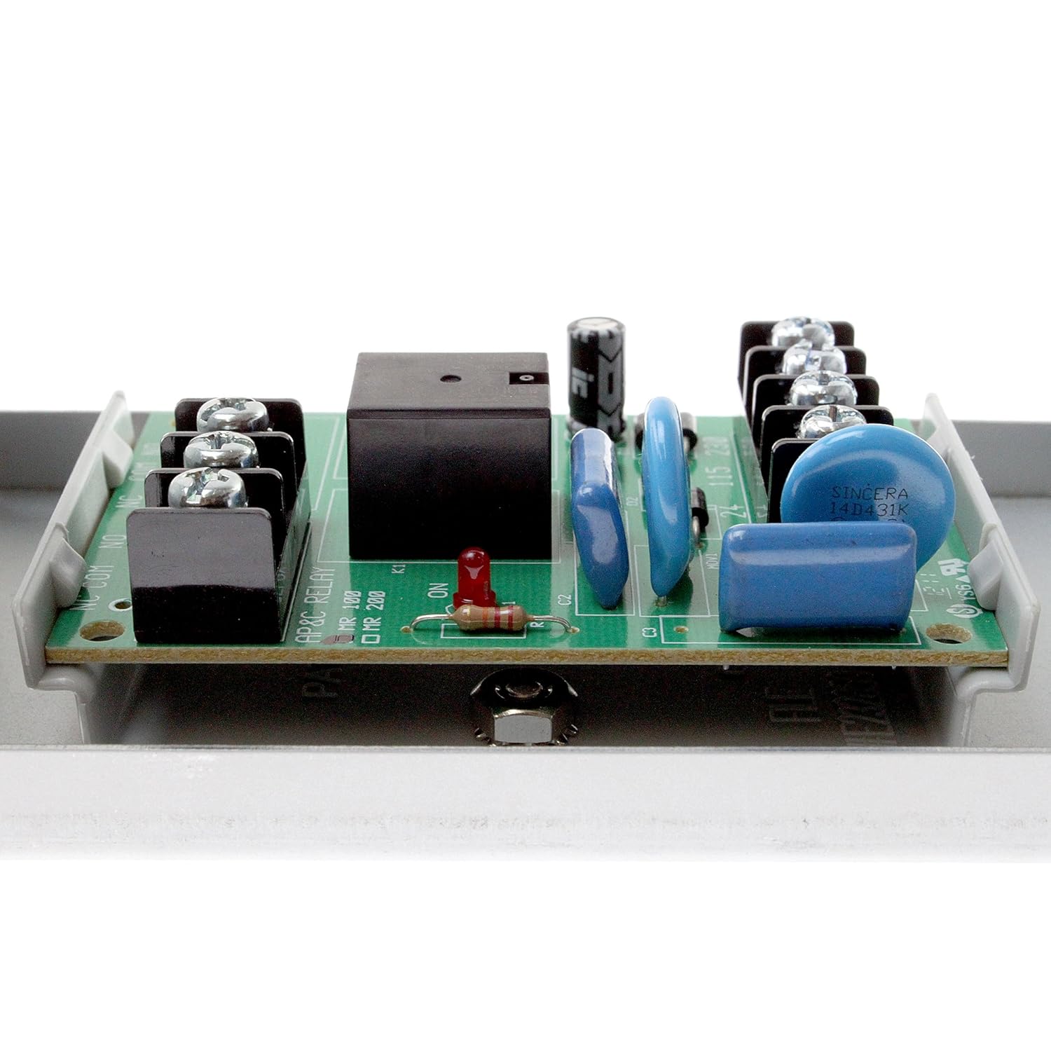 AIR PRODUCTS & CONTROLS MR-101/C 10AMP, 120AC, 1POS SPDT, 20-32DC, 240AC, 24AC, Grey ENCL, LED, Relay; DC POLARIZE, SPDT Multi-Voltage