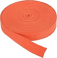 Vista 160 de PATIKIL Cinta de sarga de algodón de 1 pulgada, 50 yardas, cinta de algodón, cinta de encuadernación al bies, cinta de espiga para costura, Verde