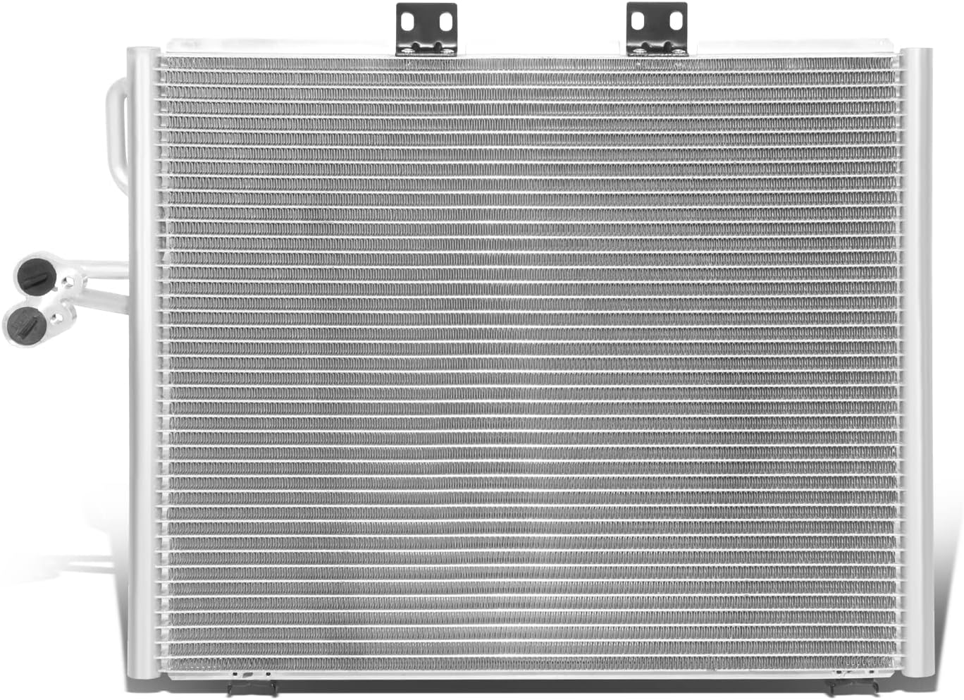 DNA Motoring OEM-CDS-3082 Aluminum Air Conditioning A/C Condenser Compatible With 2000-2006 Wrangler 2.4L 4.0L,20" W X 16" H X 5/8" D