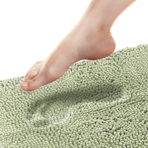 Miniatura 11 de Tafts - Alfombra de baño de lujo ultrasuave y afelpada, de microfibra de chenilla, absorbente, antideslizante, lavable a máquina, decoración