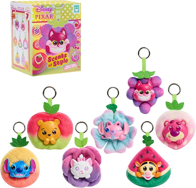 HAPPY HAUL Disney Scents of Style Clip-On Blind Box Plush | Scented Vinyl-Head Plush Clip-On Collectible Toy, 4.5-Inch, Short-Run Drop, Ages 8 and up