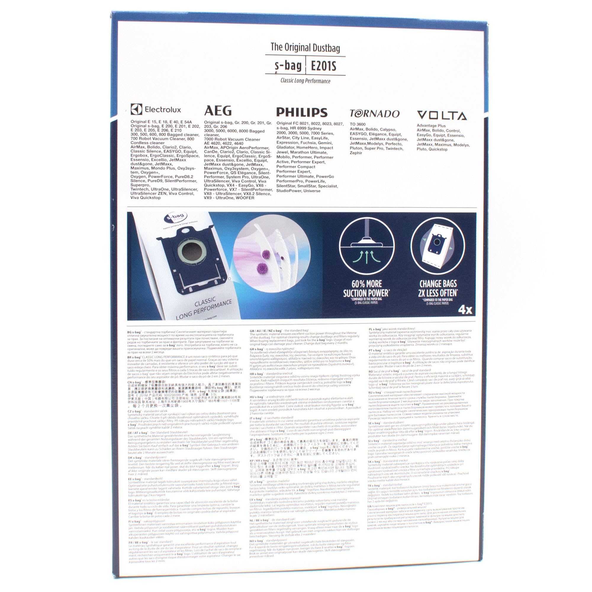 PakTrade 8 Sacchetti Aspirapolvere + 10 Fragranze Compatibile con Alfatec Euro Compact EC 10 ... 30, Baur 829 376, 829376, 829.376, 829-376 | 8 Sacchetti, Deodoranti, Accessori, Ricambi