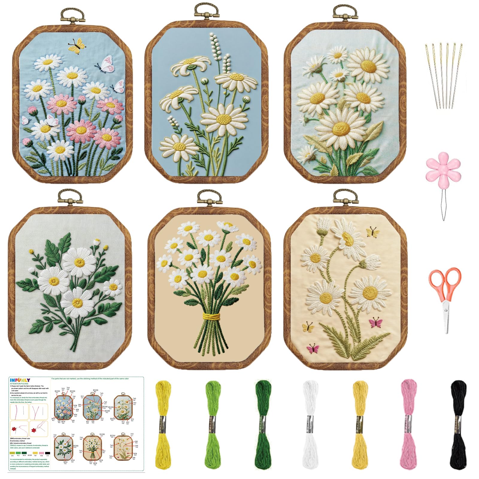 Astronaut Embroidery Kits - Beginner DIY Craft Sets -12