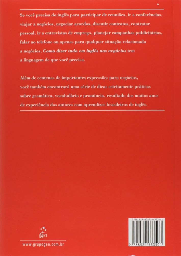 Como dizer tudo em inglês nos negócios Como Dizer Tudo Em Ingles E Espanhol Nos Negocios | Amazon