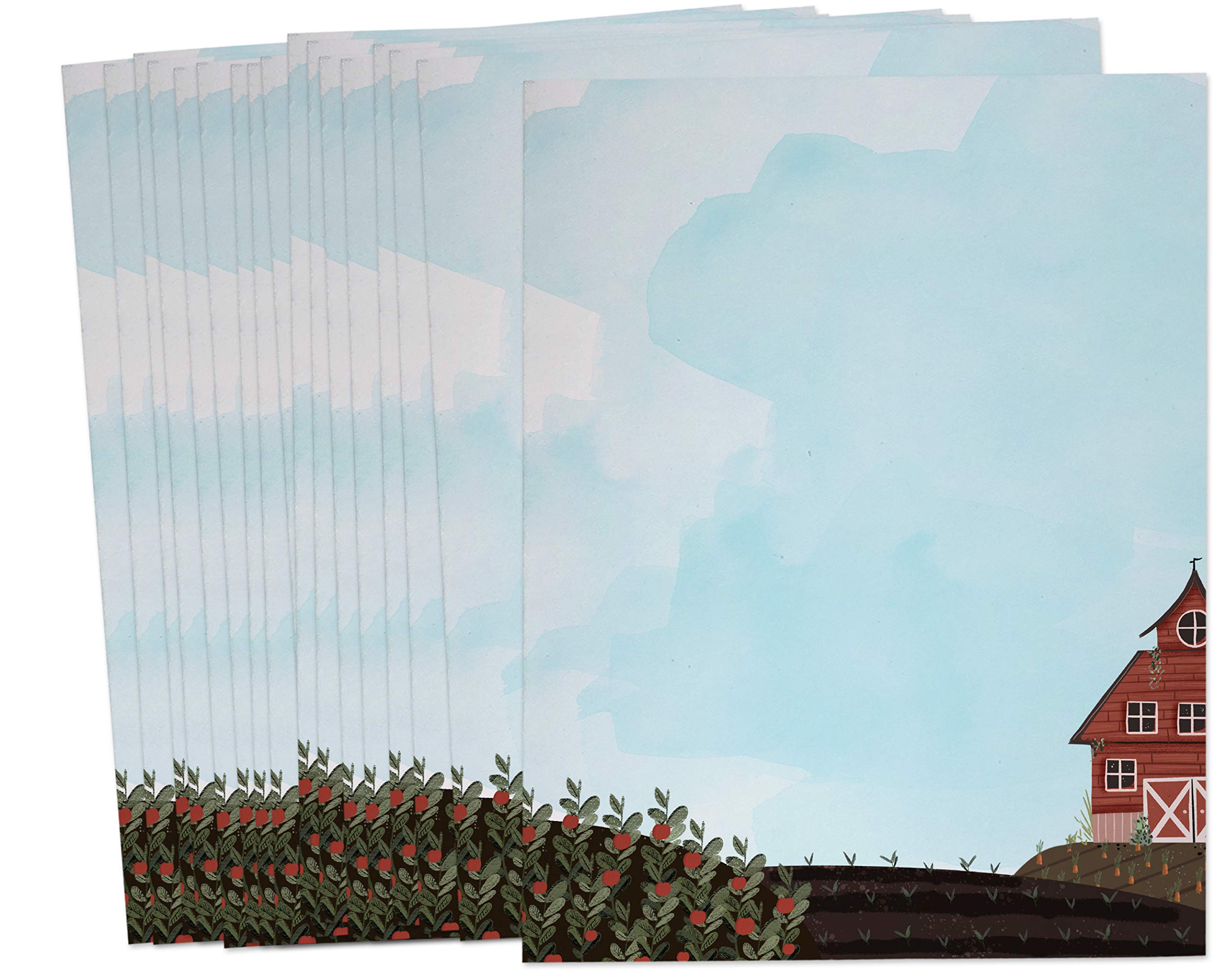 Farm Life Papelería - Juego de 40 hojas