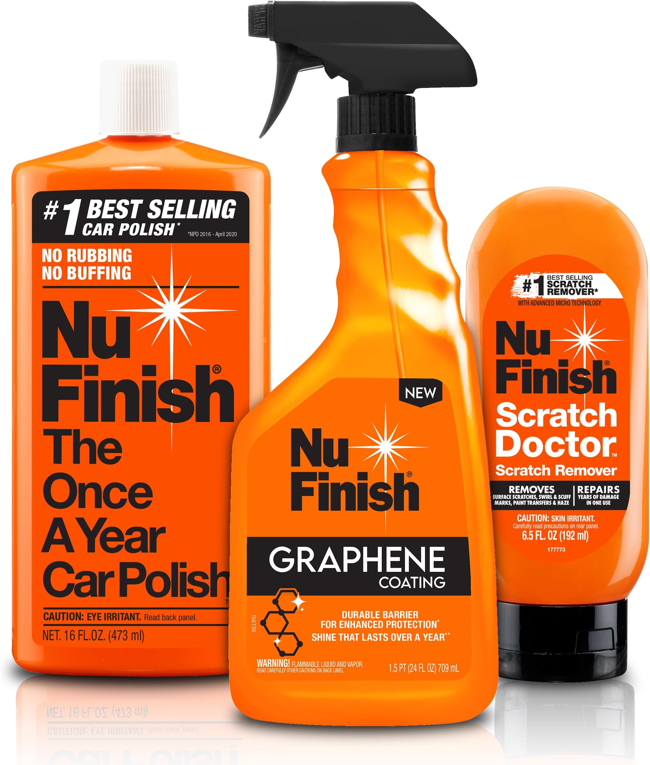 Nu Finish NF76 16 Oz Nu Finish The Once A Year Car Polish Automotive