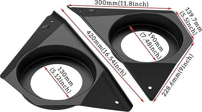 Pods de Altavoz SAUTVS 6.5 Pulgadas para Polaris RZR 2014-2023 miniatura 6