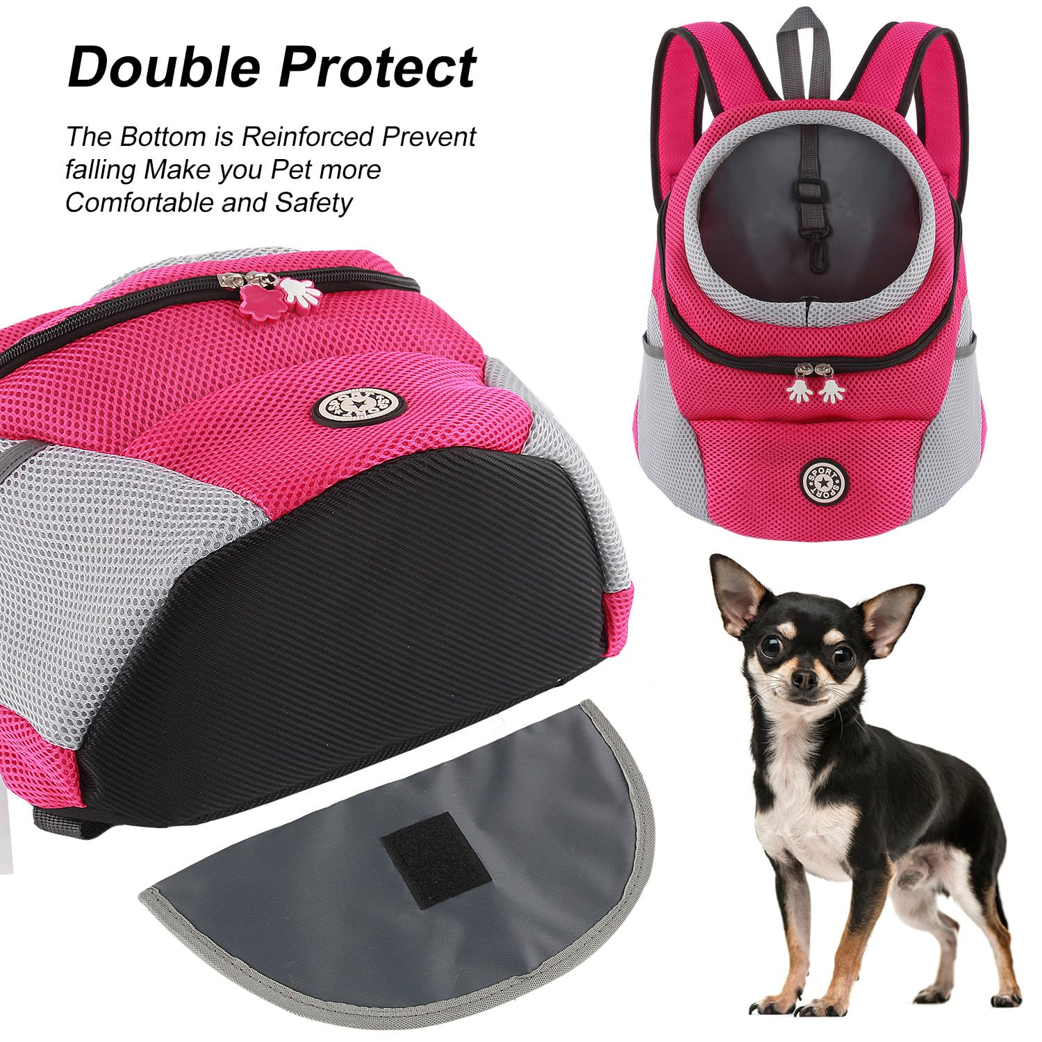 Zaino Porta Cani Muncaso Taglia M - Traspirante E Impermeabile - Per Viaggi E Escursioni - Approvato Compagnie Aeree - Foto 3