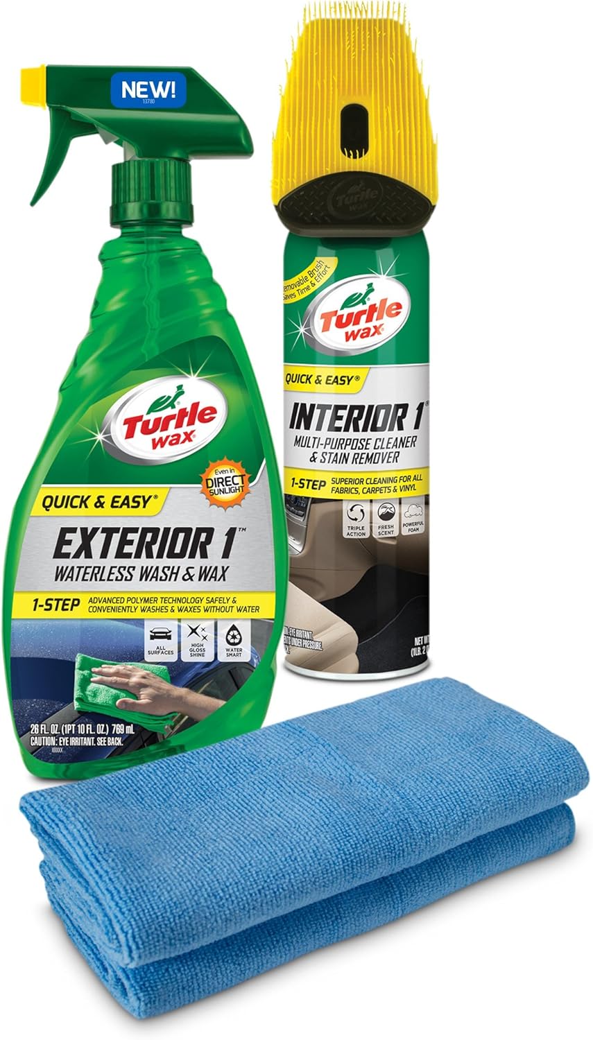 Turtle Wax Quick & Easy Interior 1 & Exterior 1 Kit
