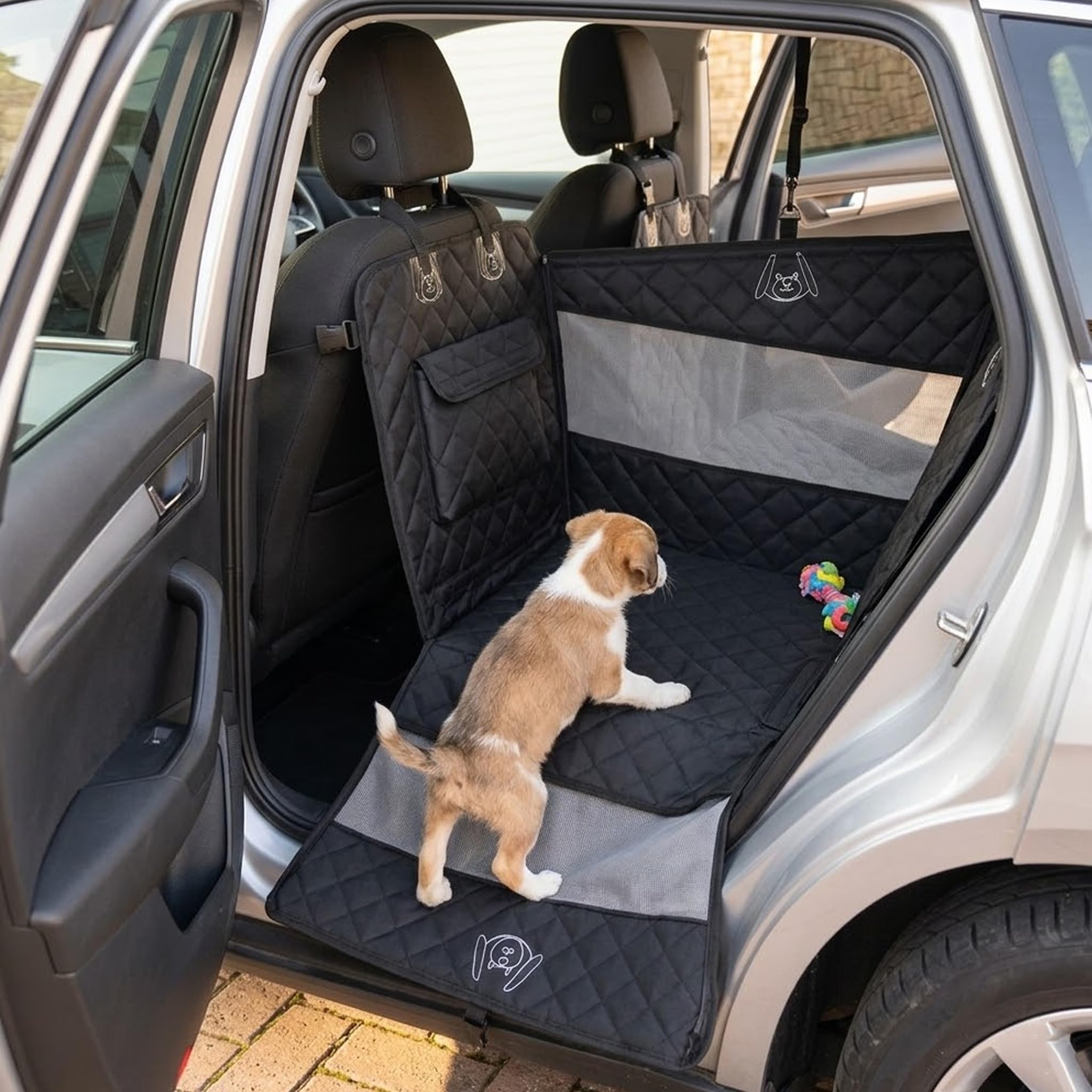 Dog Car Seat Back Seat for Small Medium Dogs Autositz für Hunde, Rückenlehne für kleine bis mittelgroße Hunde