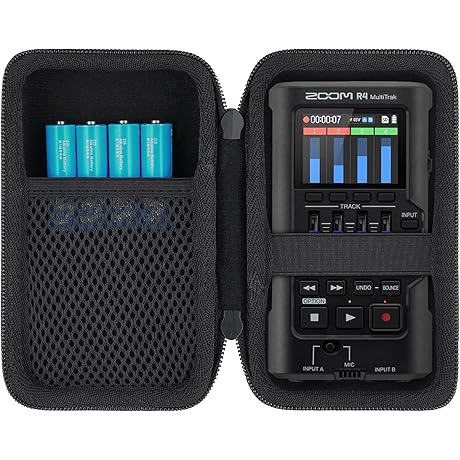 Hard Case for Zoom R4 MultiTrak Recorder -Rugged Protection for Your Field Recordings