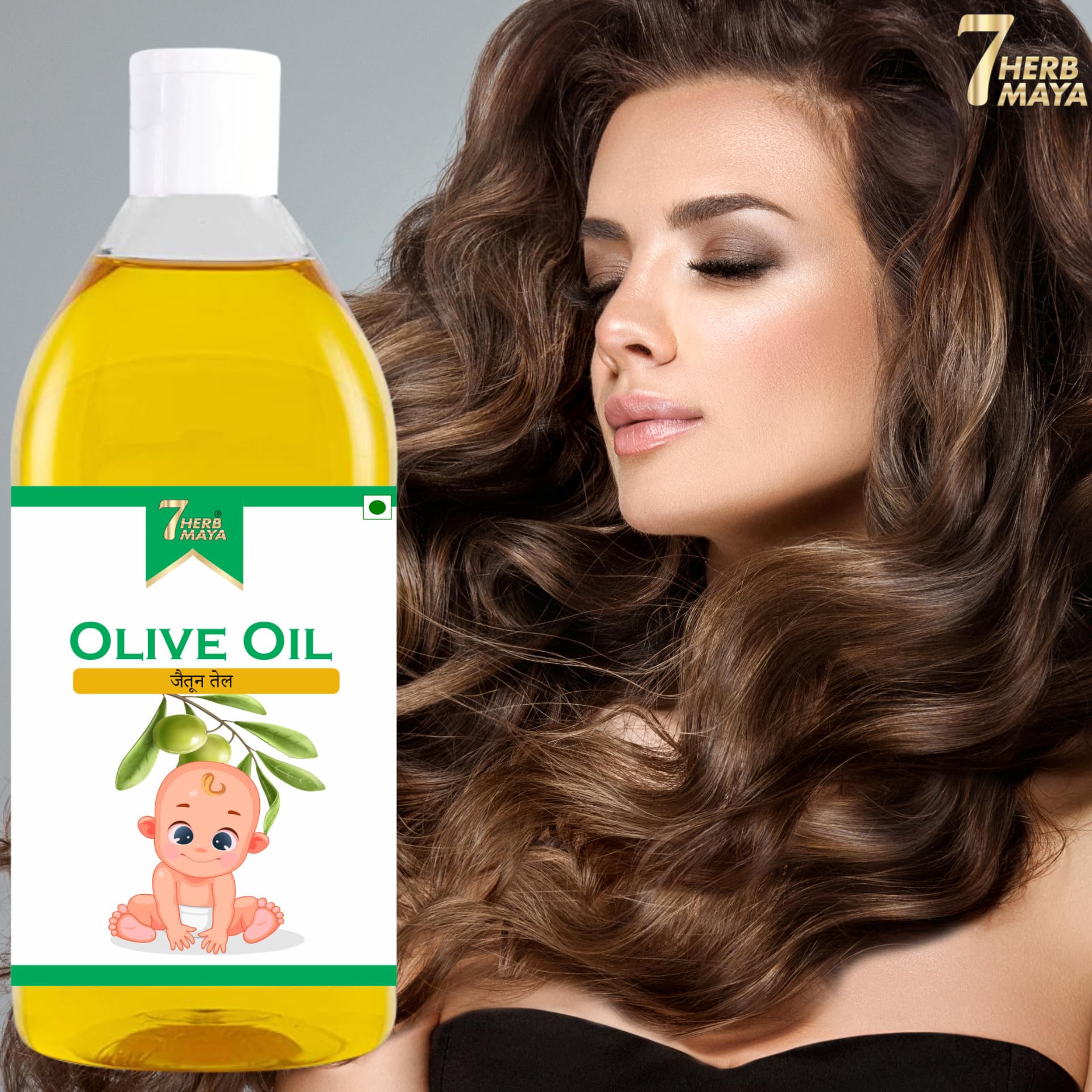 7Herbmaya Premium PRO STYLING HEAT PROTECTION OLIVE OIL |50 gm|