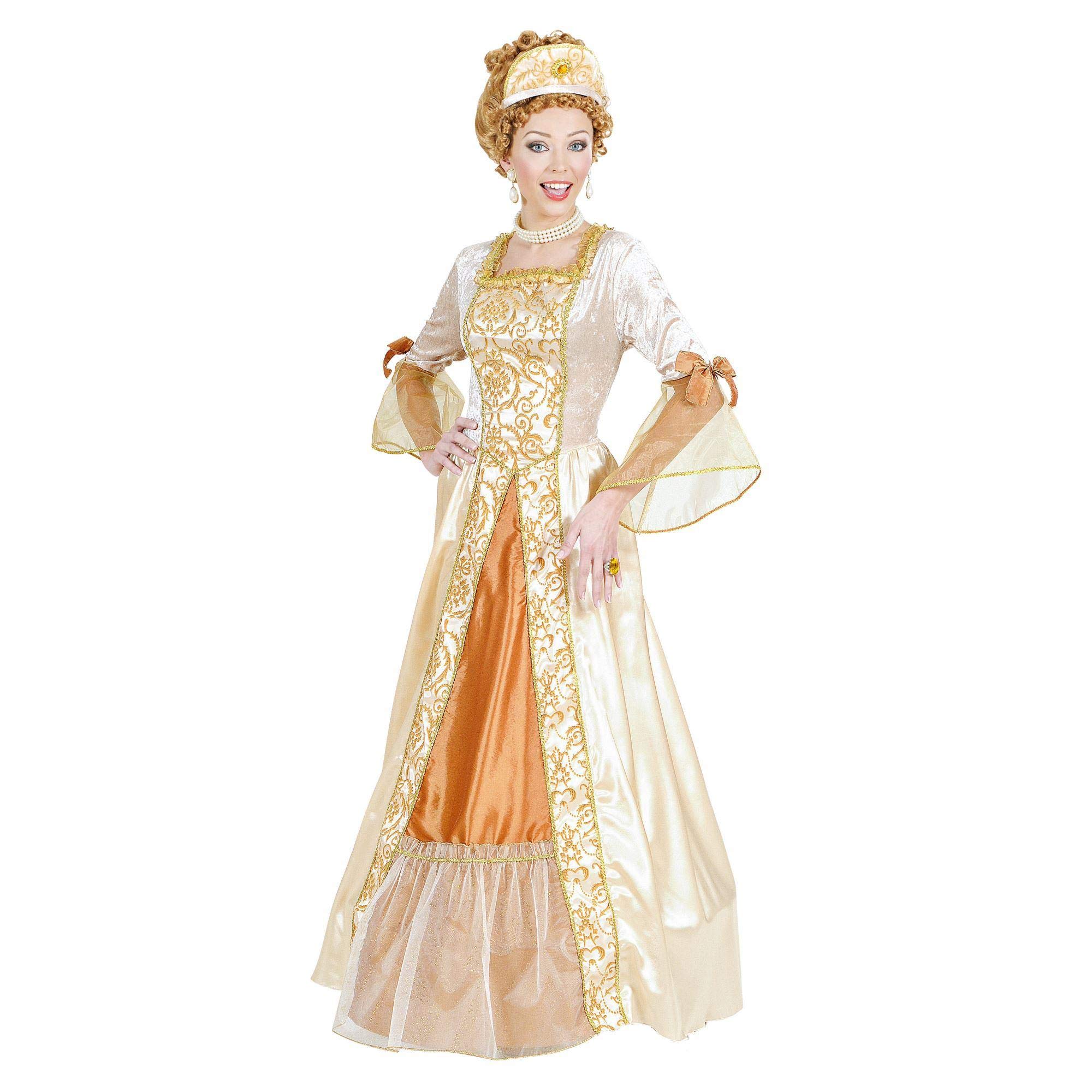 Principessa Dorata Costume Principessa Epoca Barocca Donna