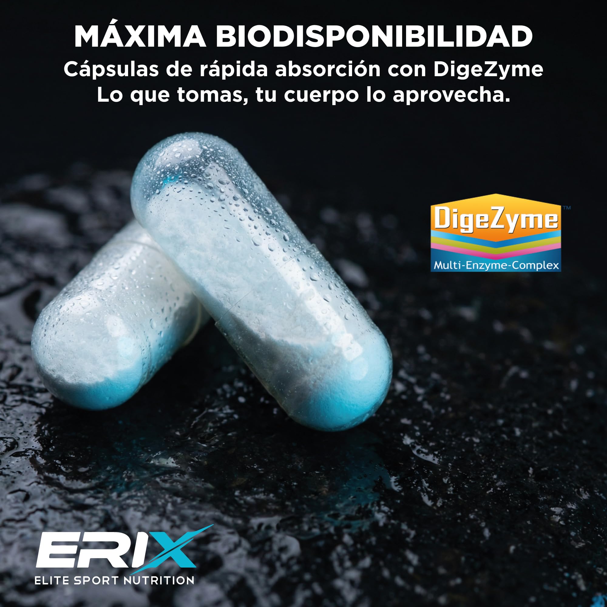 ERIX Nutricion Super Vitamin Energy - Pack Ahorro 2 Botes (180 Capsulas) - Multivitaminico con Ginseng, Cafeina, S7 - Energia y Recuperacion para 90 Dias