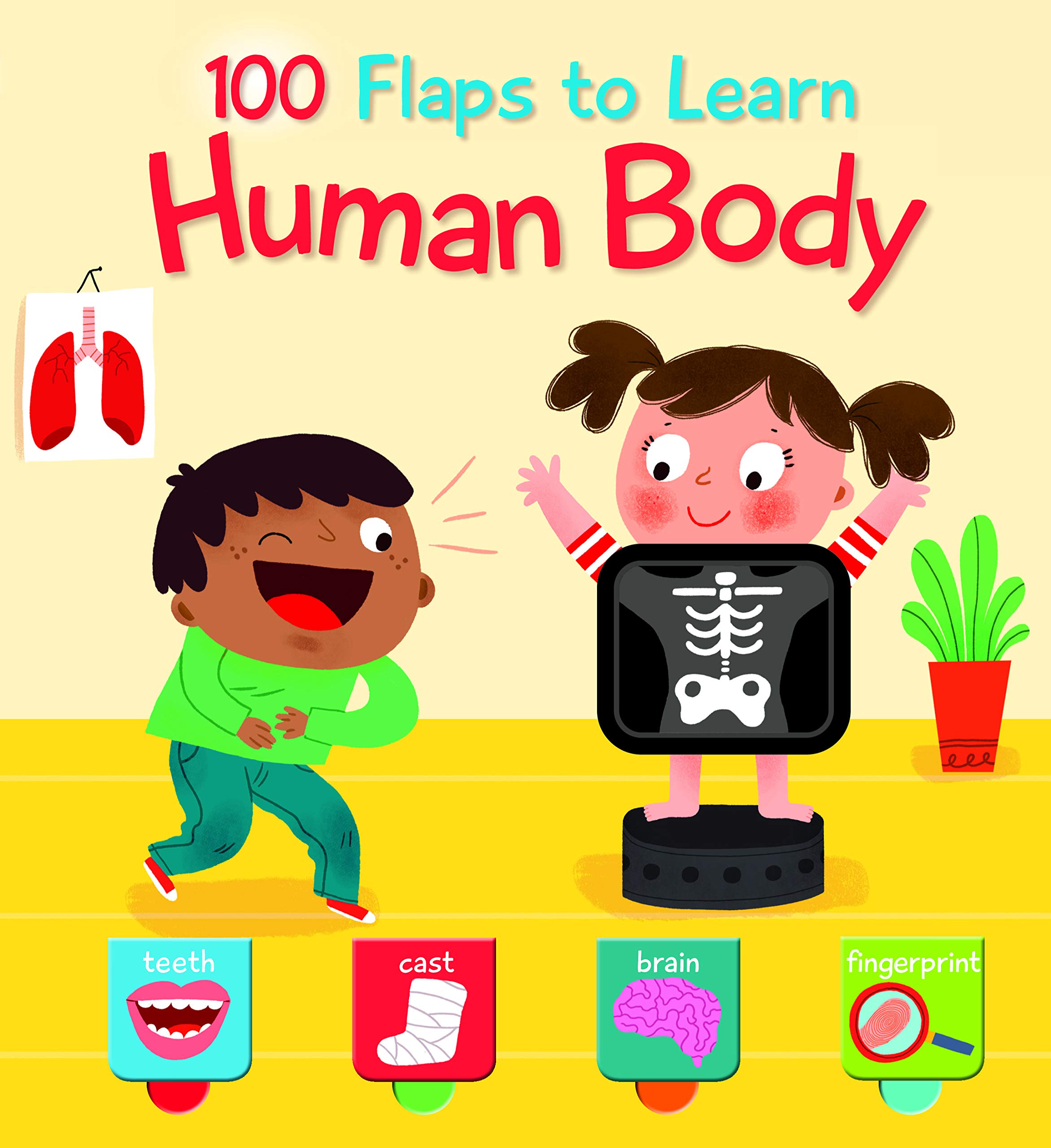 Yoyo 100 Flaps to Learn My Body Hardback Book