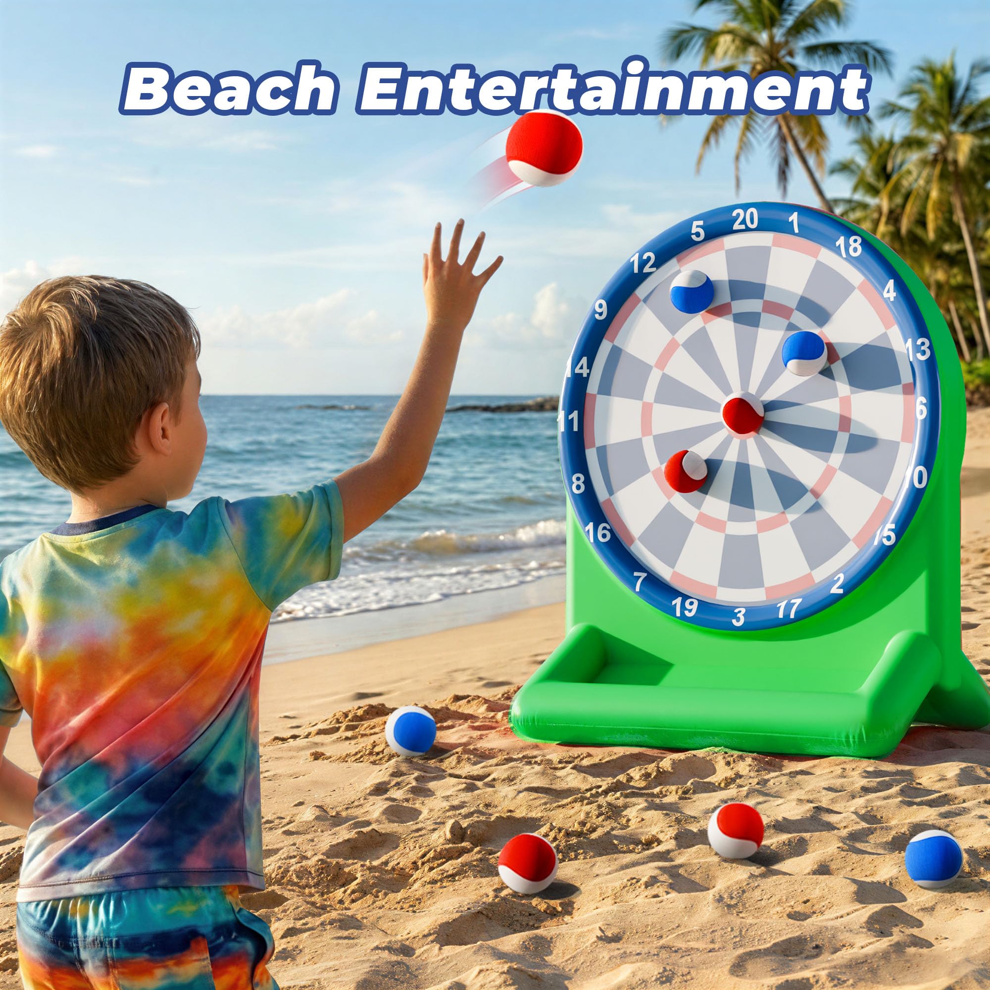 Funscape Juguete de billar verde para niños