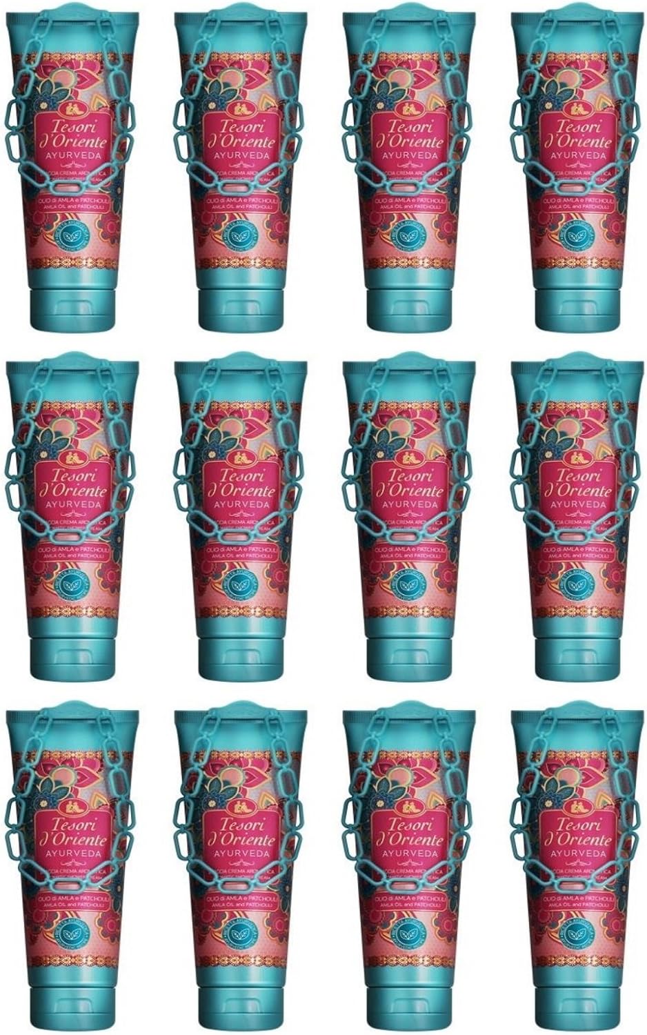Tesori d'Oriente: "Ayurveda Aromatic Shower Cream - 250 Ml (8.45us Fl Oz), pack of 12