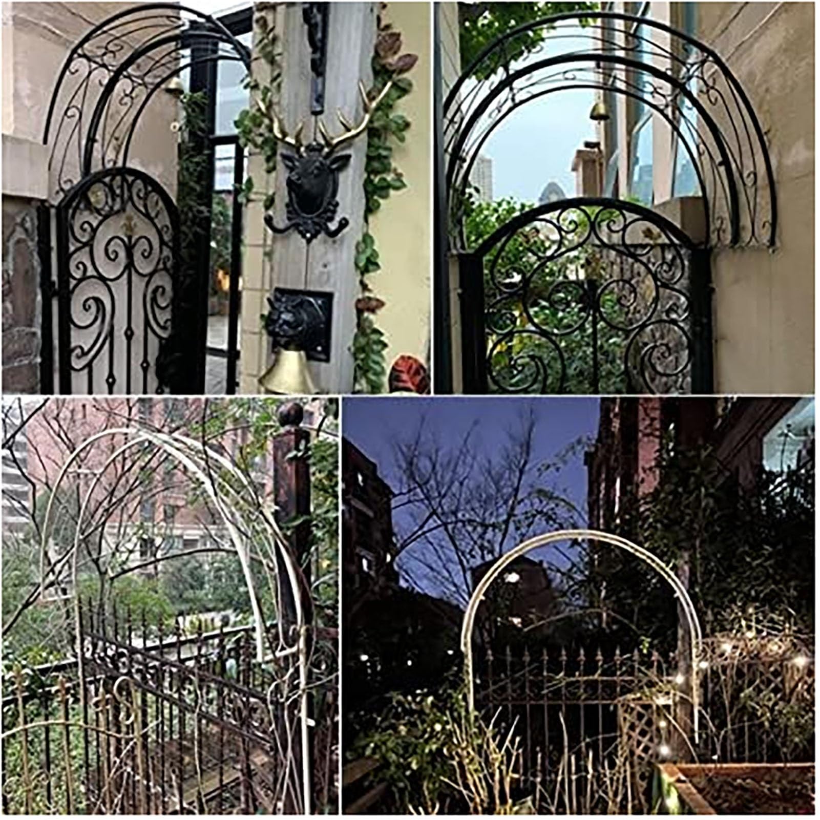 Outsunny Gartenbogen Für Kletterpflanzen, Metall,  Produktbild-Vorschau 2