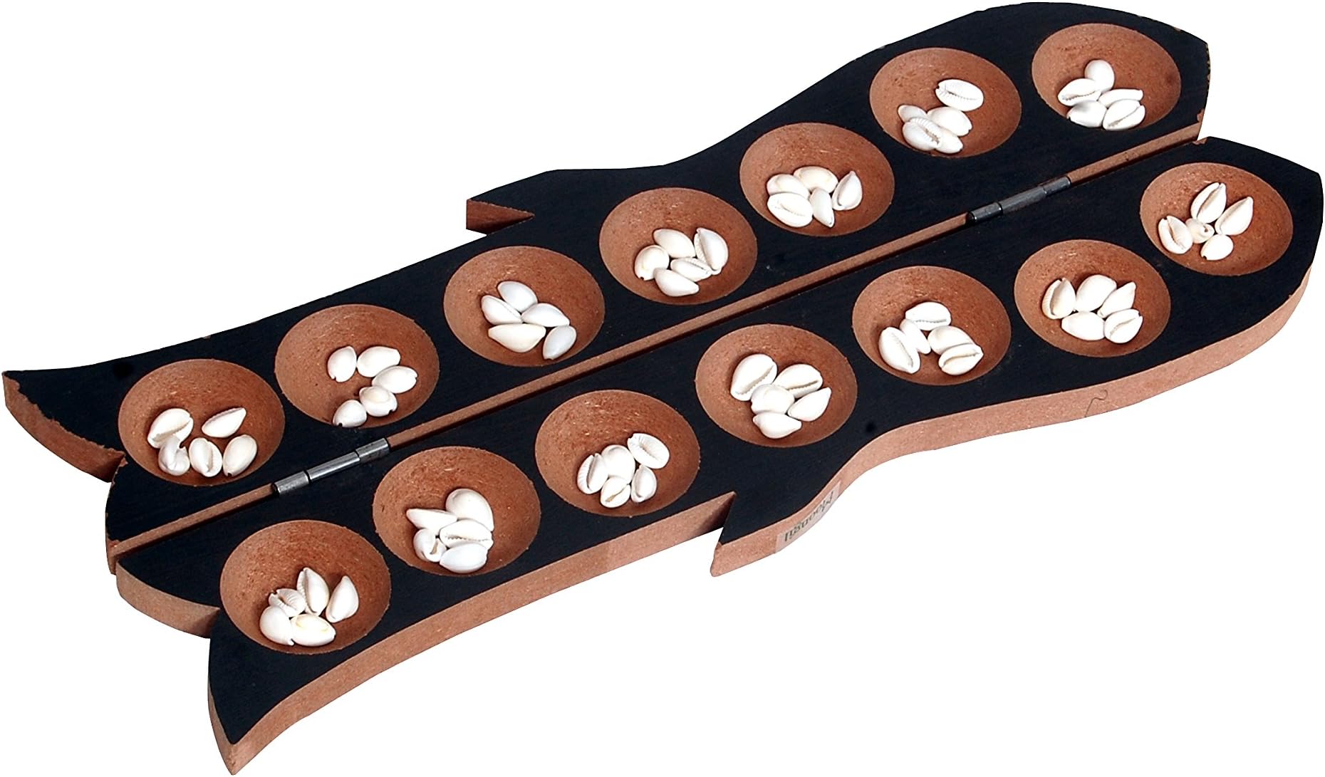 Moongil Wooden Pallankuli Set - Multicolor