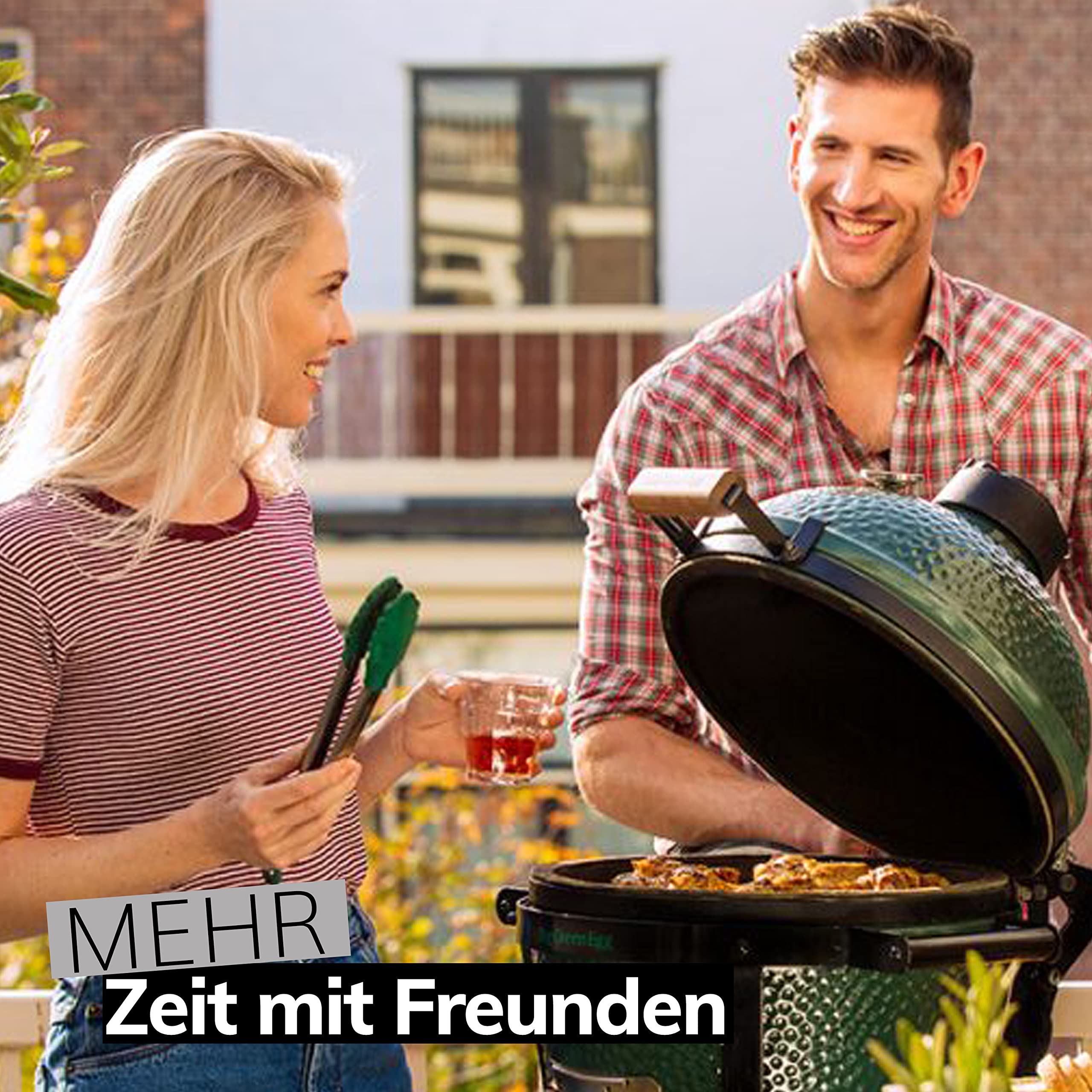 Big Green Egg MiniMax Keramikgrill EGGtastischer Starter Deal mit Grill Zubehör Mini Kamado mit Kohle, ConvEGGtor, Ascheschieber und Looftlighter Artikelnummer AMXHD3