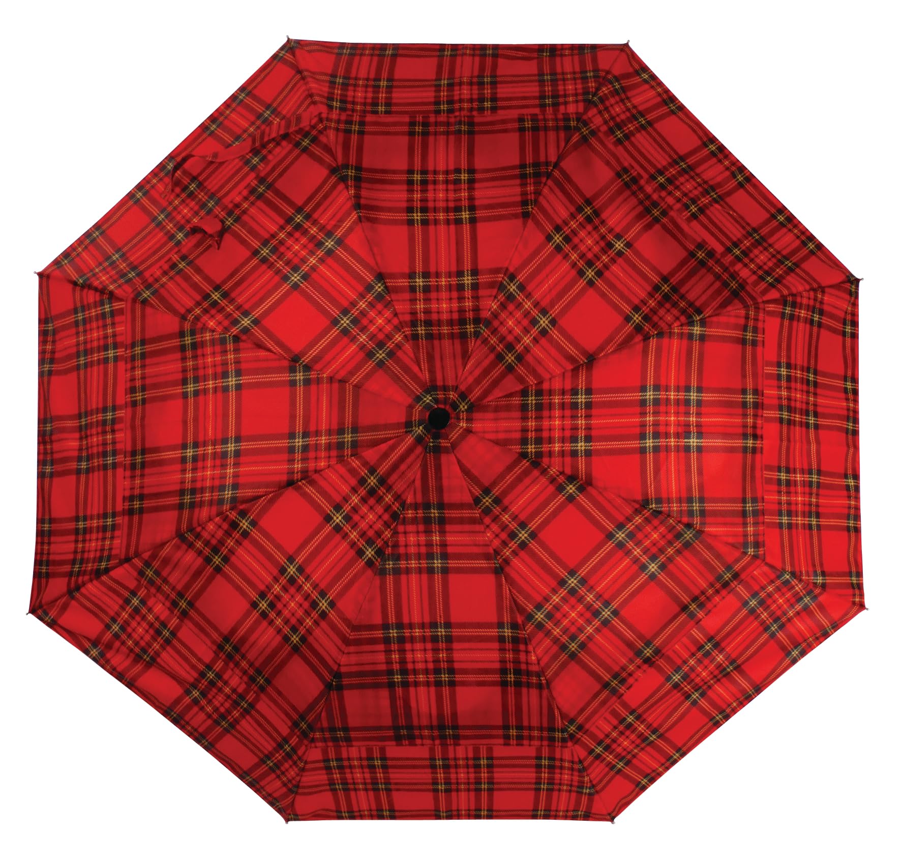 Coopers of Stortford - Windproof Umbrella with Vented Canopy, Sturdy Frame & Rubberised Grip Handle - Compact Folding Umbrella with Carry Sleeve and Shoulder Strap