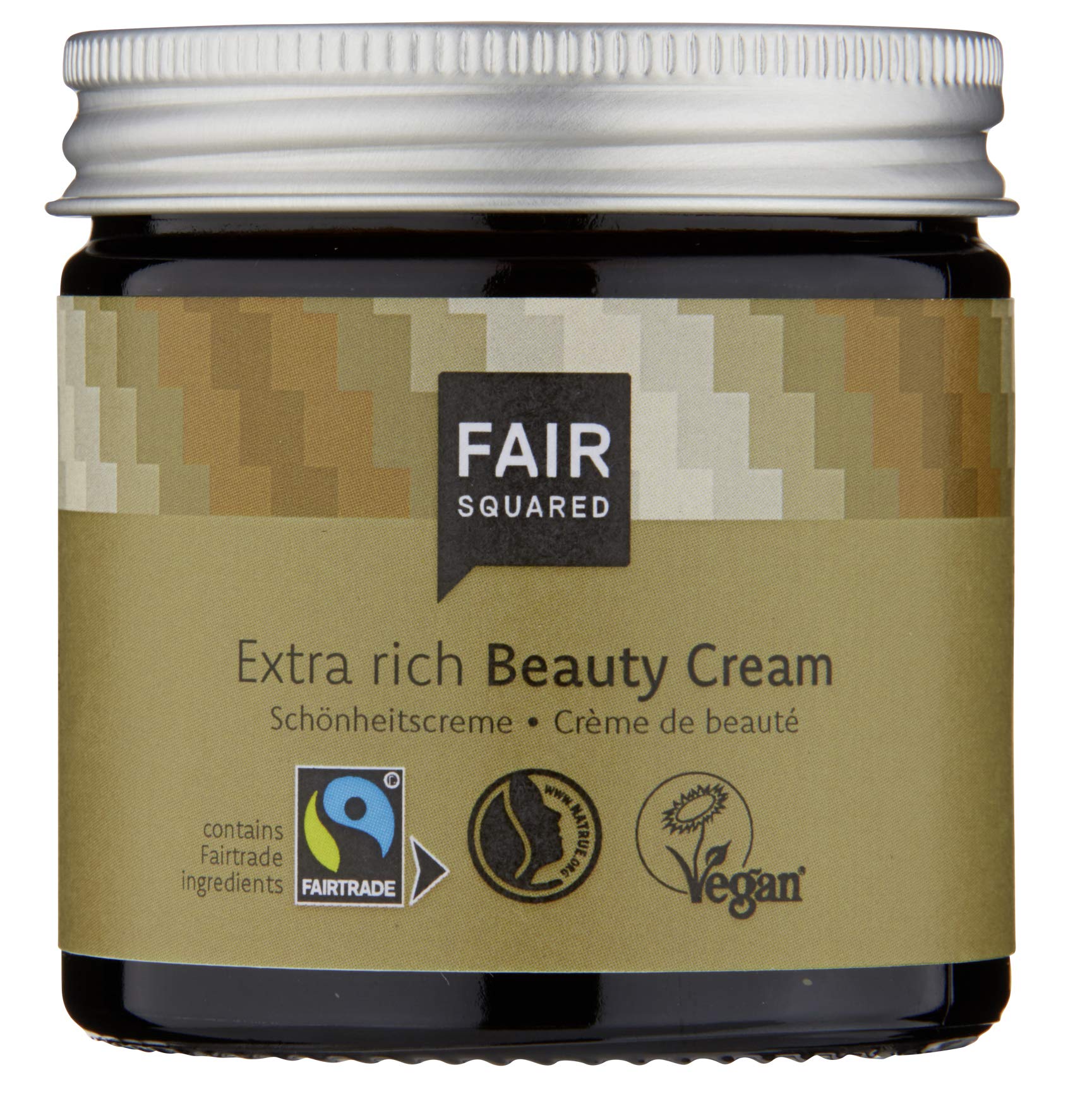 FAIR SQUARED Beauty Cream Argan – Reiche Intensivcreme Für Sehr Trockene Haut, Vegan & Fair Gehandelt