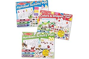 Melissa & Doug Activity Pad Bundle: Stimulating All Your Preschoolers' Learning Needs