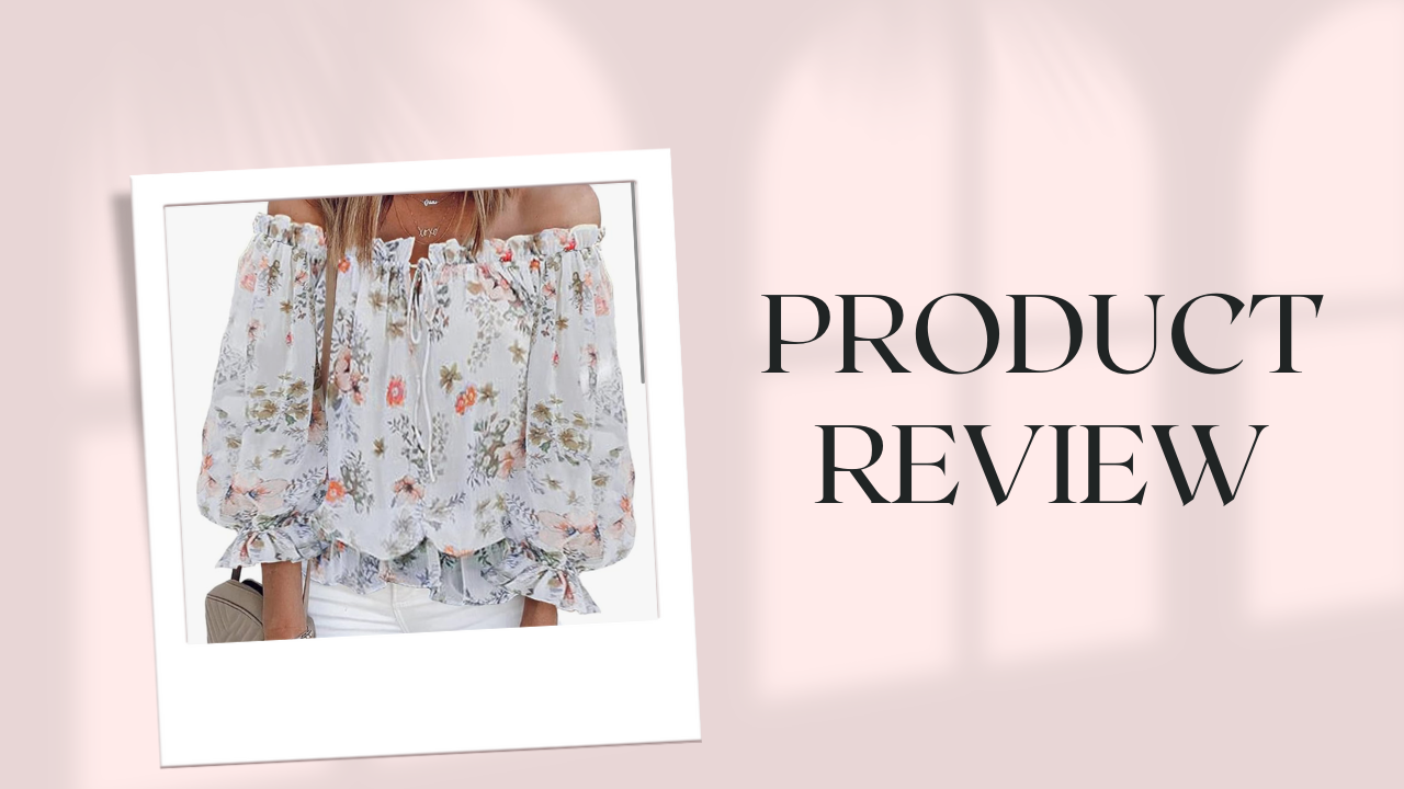 Watch Off the Shoulder Top- Product Review on Amazon Live