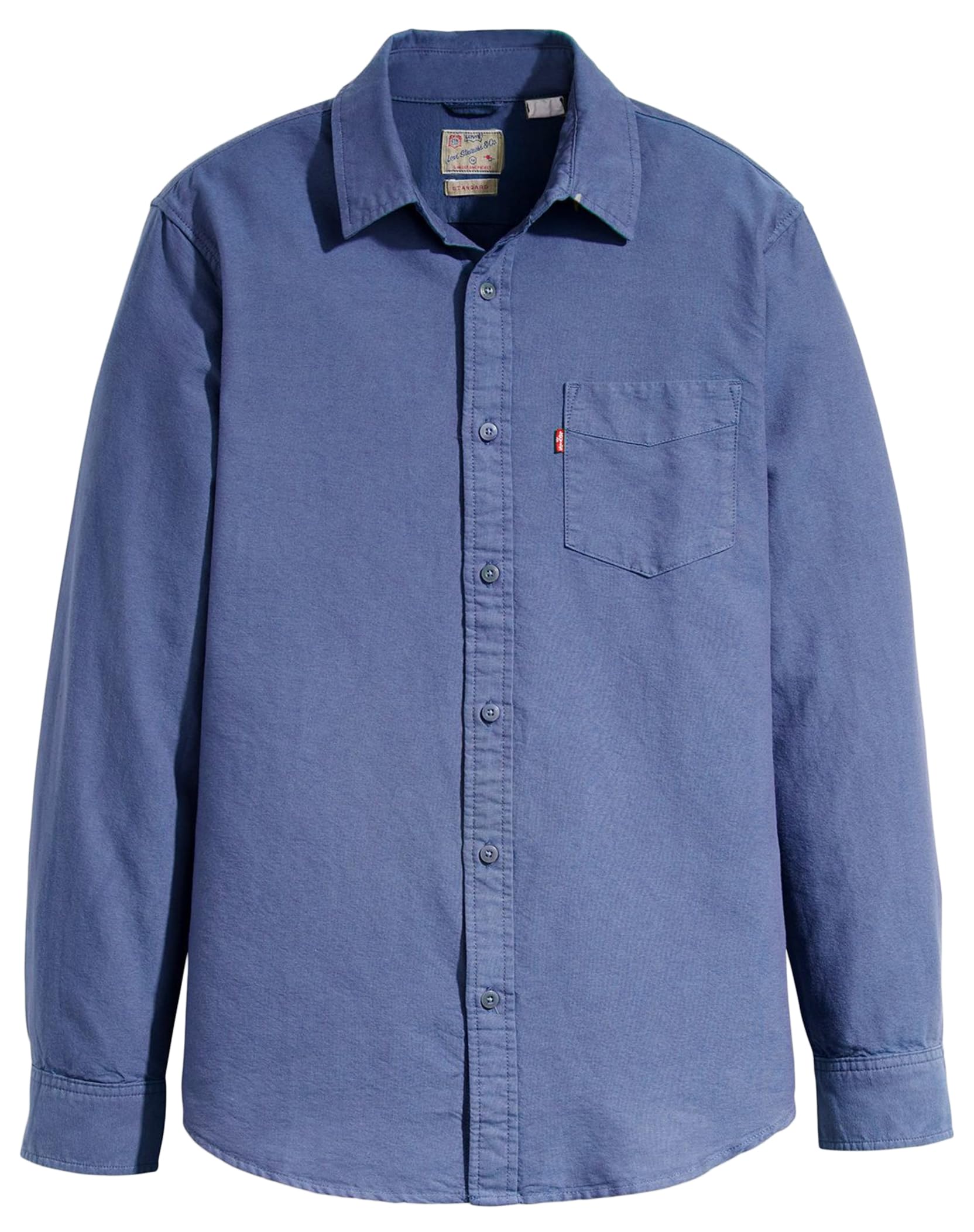 Levi's Men's Sunset 1-Pocket Standard Shirt, Polson Costal Fjord, S