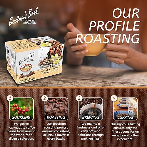 Miniatura 5 de Boston’s Best - Vanilla Hazelnut Delicious Medium Roast Flavored Gourmet Coffee Compatible with Keurig Coffee Maker, 1 Count (12 Single Serve Cups)