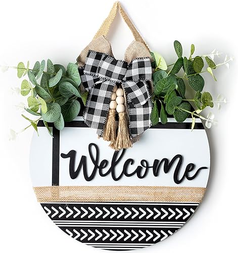 Letrero de bienvenida rústico para decoración de girasol de porche, coronas de bienvenida de Walasis para todas las estaciones, decoración de puerta disponible en Yaxa Colombia