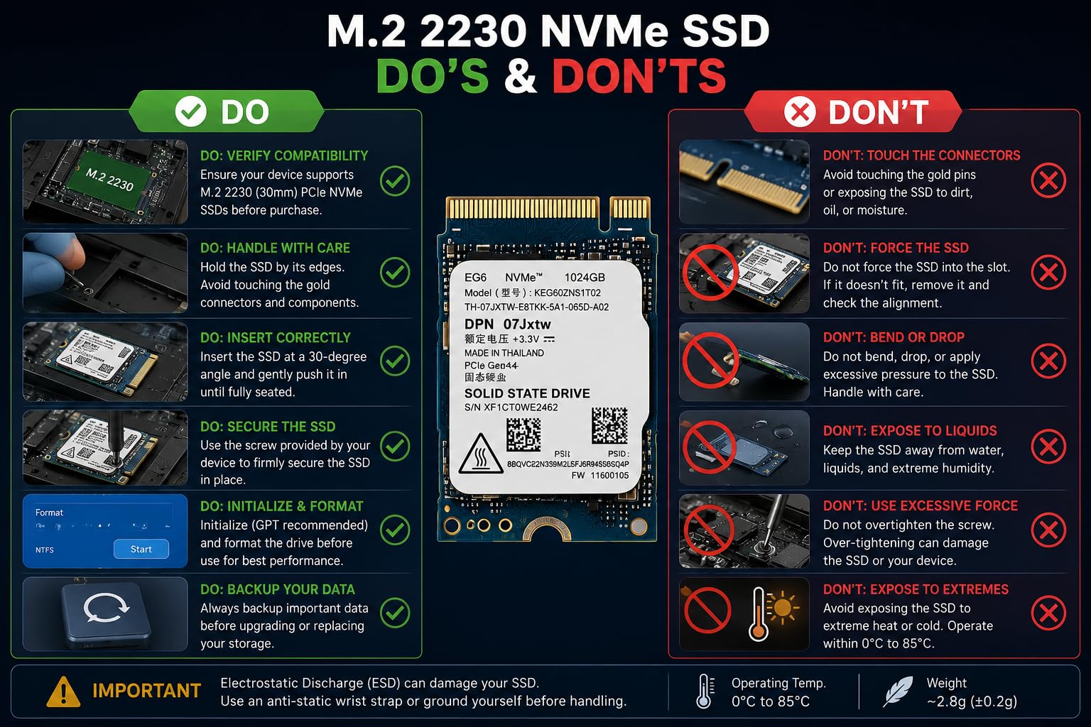 Amazon.in: Buy 1TB M.2 NVMe SSD EG6 (OEM) Compatible with KIOXIA