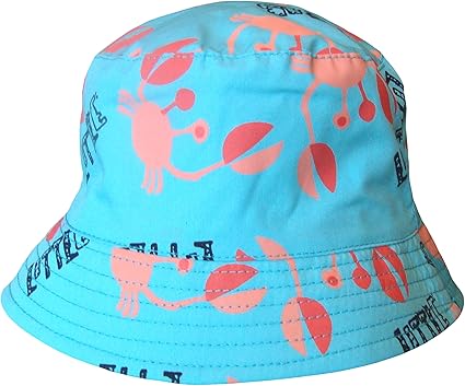 TeddyT%27s Baby,Clothing,Baby Boys 0-24m,Accessories,Hats & Caps Baby Boys Blue Crabs & Robots Bucket Style Summer Sun Hat