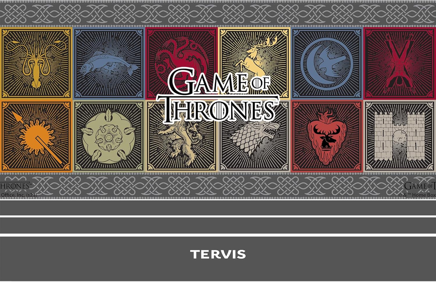 Tervis Triple Walled Game of Thrones House Sigils Insulated Tumbler Cup Keeps Drinks Cold & Hot, 30oz, Stainless Steel - Image 2