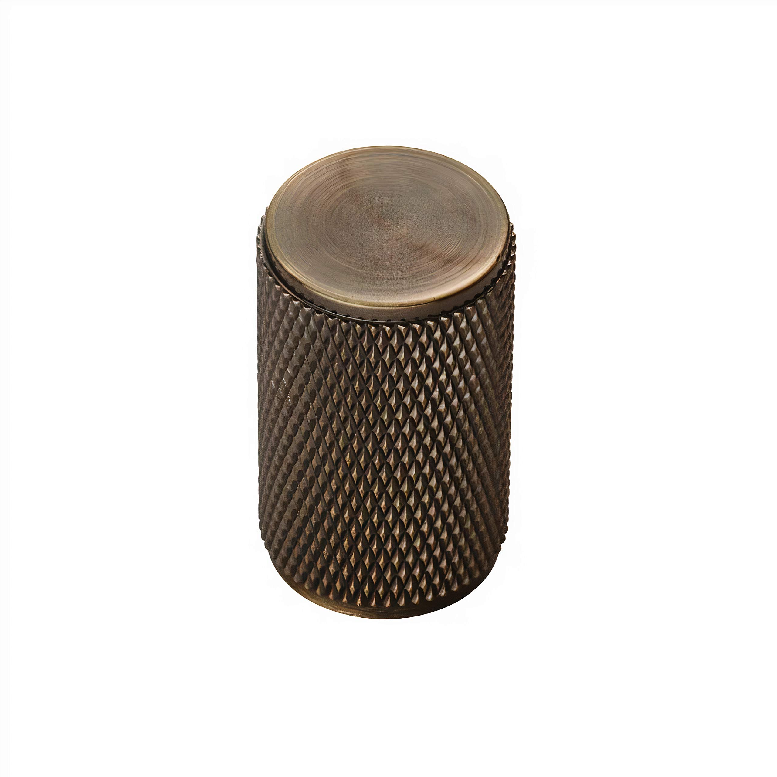 Carlisle Brass Antique Brass Knurled Cupboard Knob, Ftd702