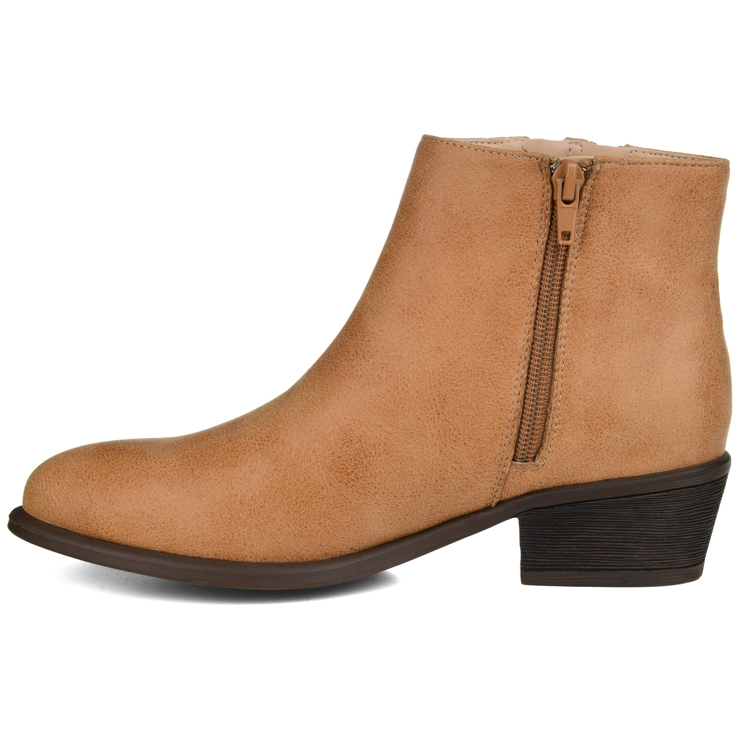 journee collectionWomens Jayda Bootie Tan, 9 Womens US